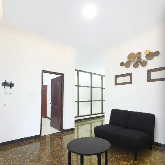 Lounge with sofa and table